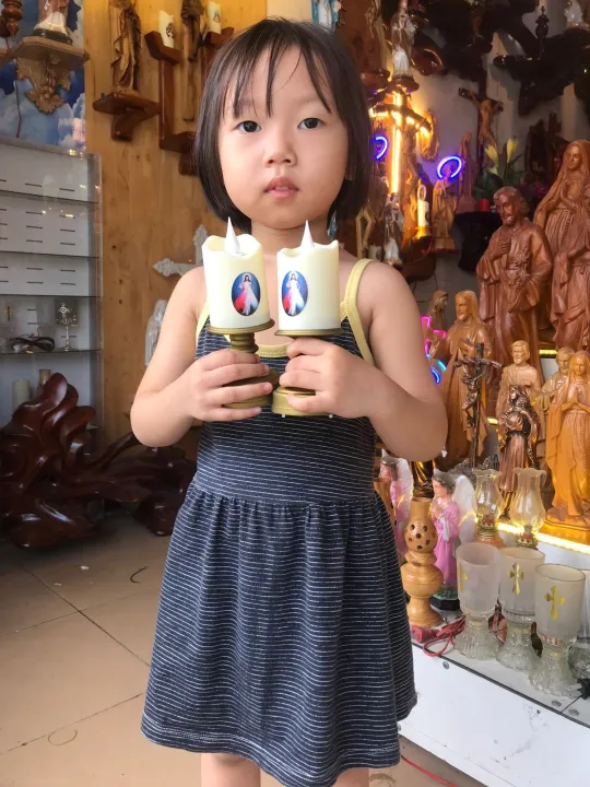 NẾN ĐIỆN TỬ 5x7 CHÂN ĐẾ 13.5 ( cm )