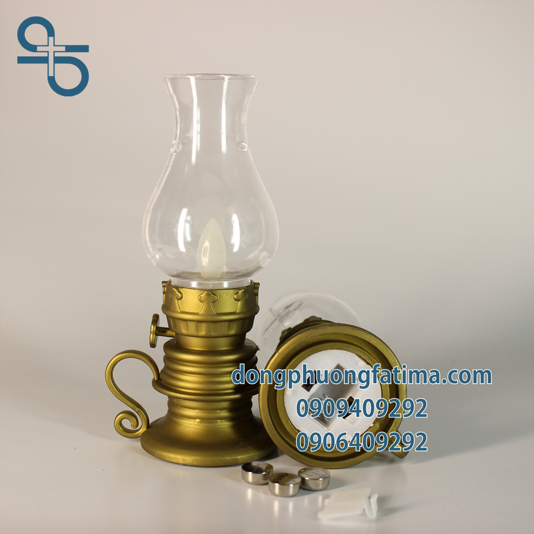 2 CÂY ĐÈN DẦU TRANG TRÍ (14CM)