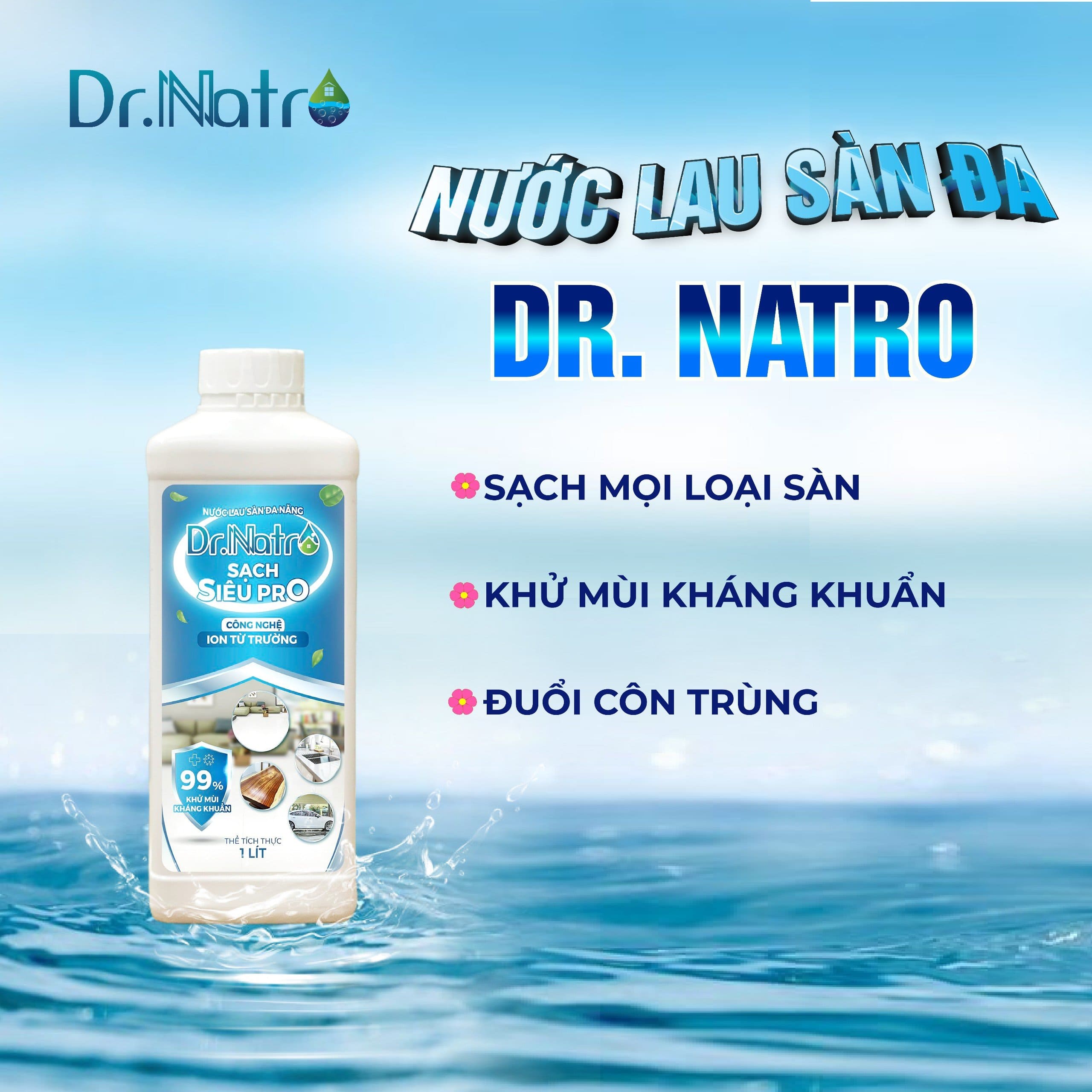 Nước lau sàn đa năng Dr. Natro