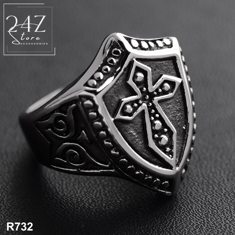 Nhẫn Thời Trang Thánh Giá Gothic G-R732