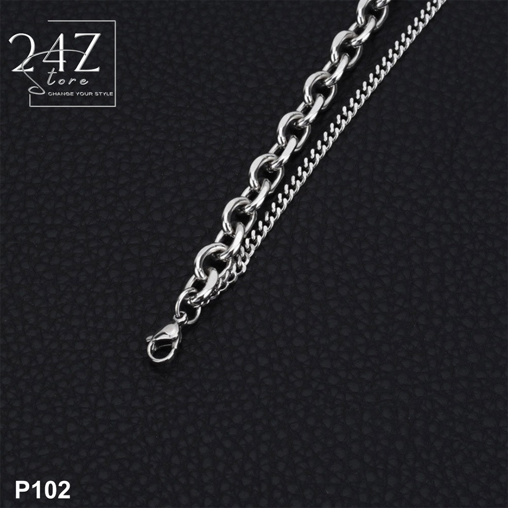 Dây chuyền Titan Thời Trang Nam Cross Chain P102 -  24Z Store 60cm