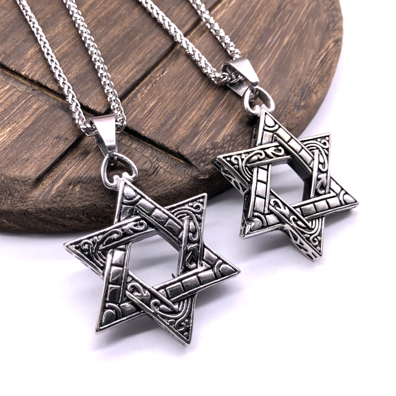 Mặt dây chuyền David Star Titan Gothic P18296