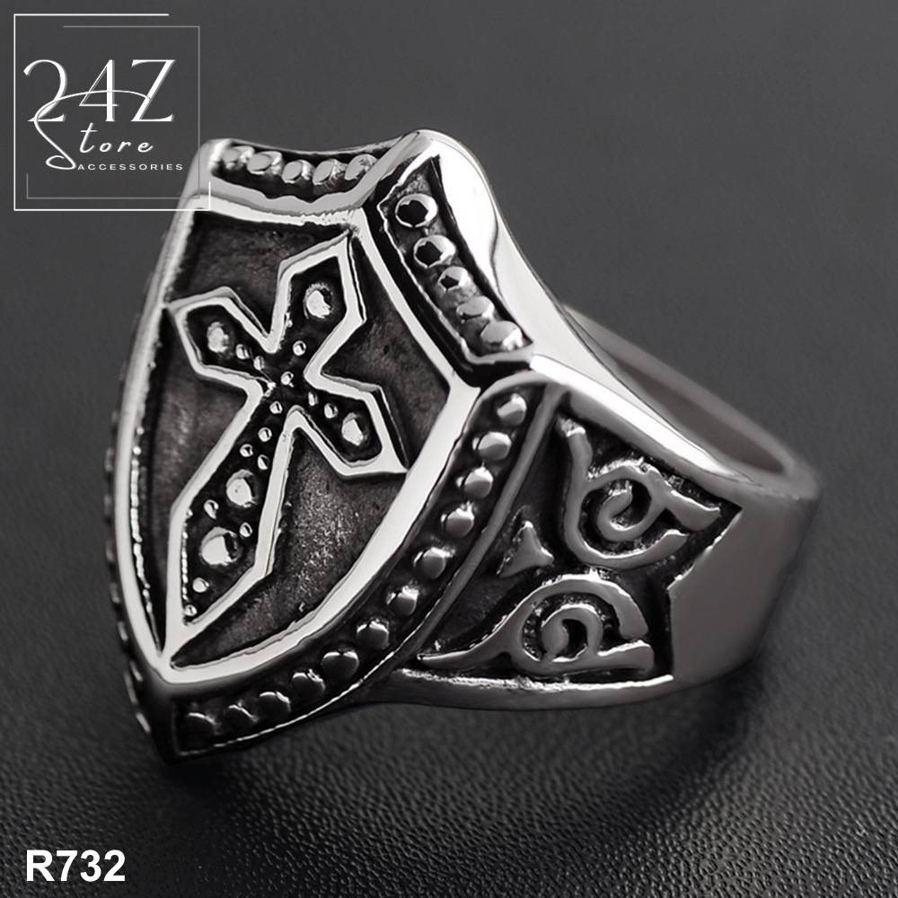 Nhẫn Thời Trang Thánh Giá Gothic G-R732