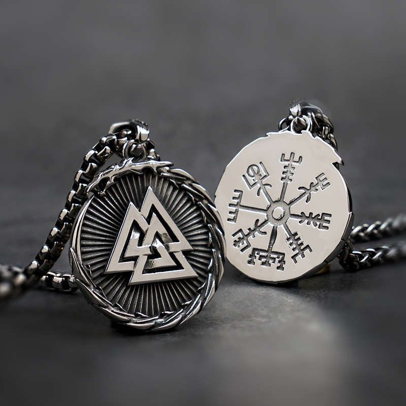 Mặt dây chuyền Valknut Viking Titan P19365