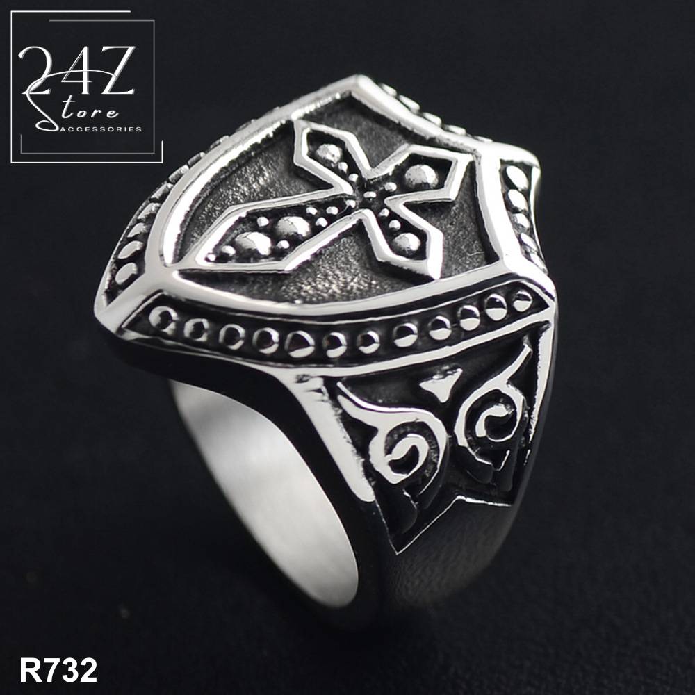 Nhẫn Thời Trang Thánh Giá Gothic G-R732
