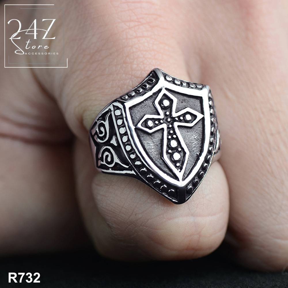 Nhẫn Thời Trang Thánh Giá Gothic G-R732