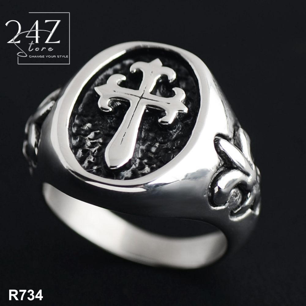 Nhẫn Thời Trang Thánh Giá Chrome Heart CR-R734