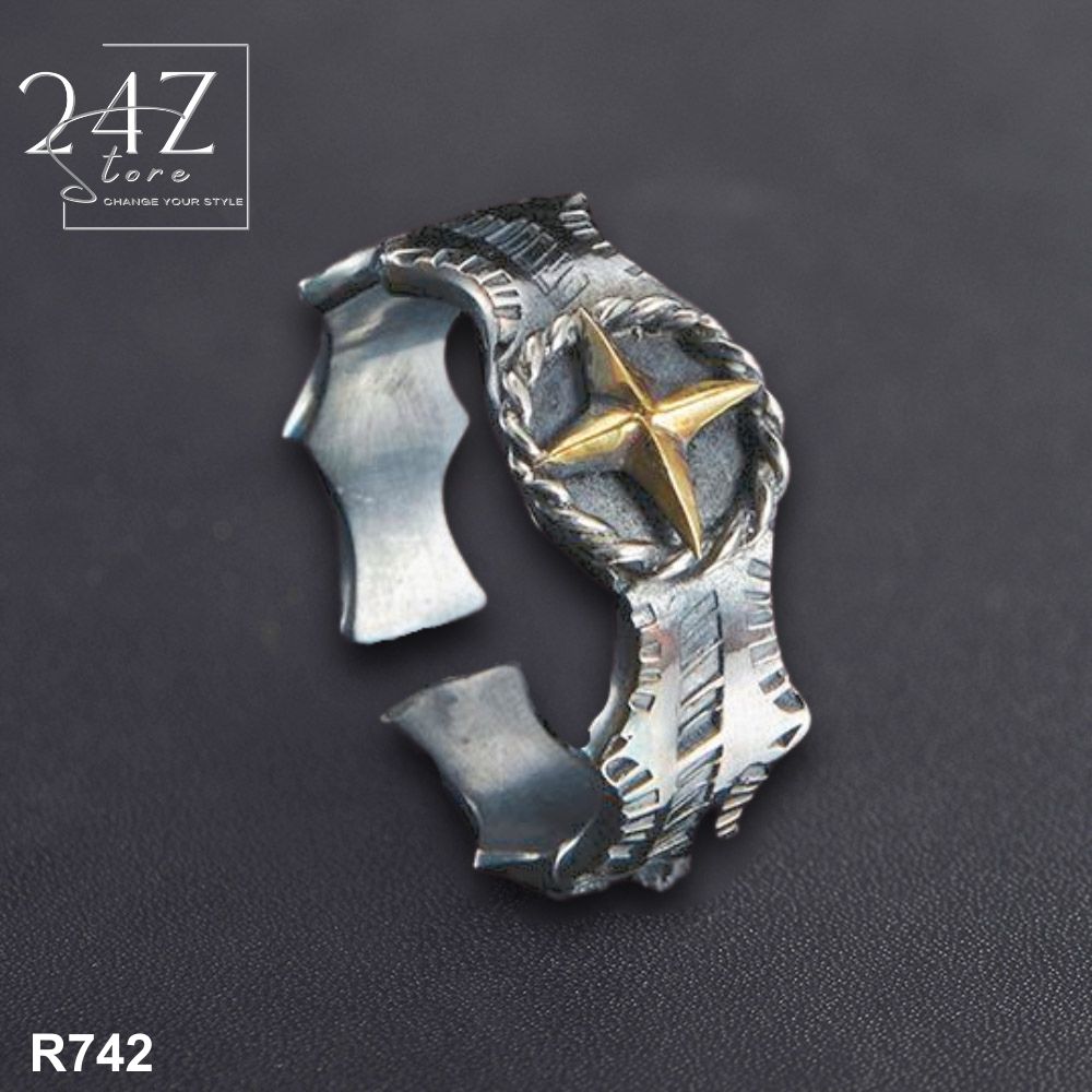 Nhẫn Thời Trang Chữ Thập Gothic G-R742