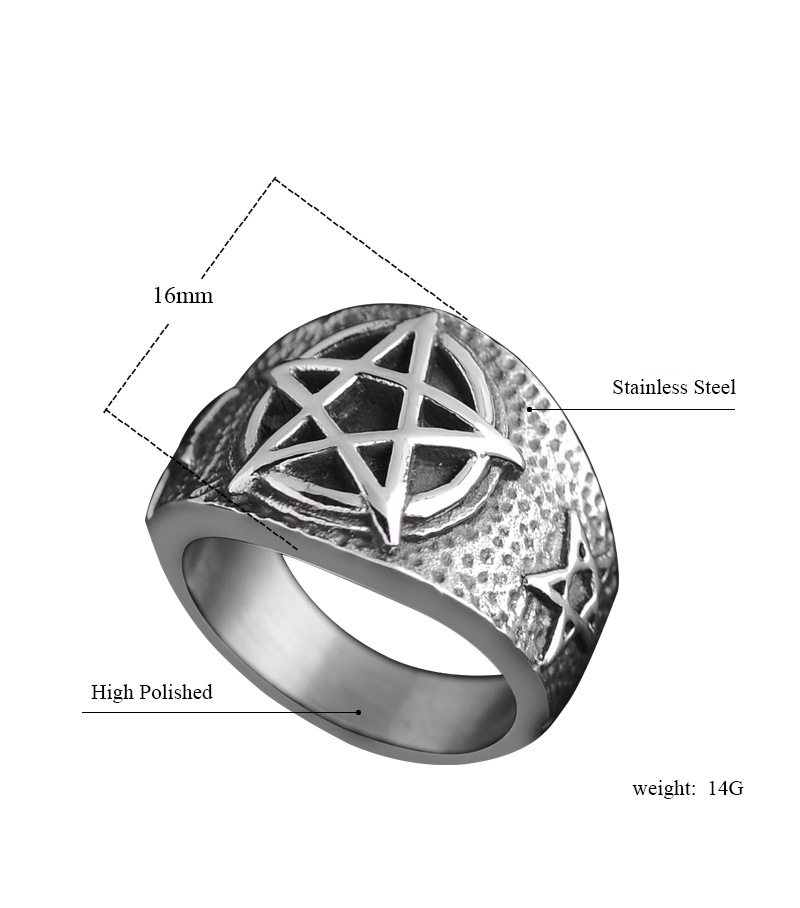 Nhẫn Thời Trang Ngôi Sao Viking VK-R746