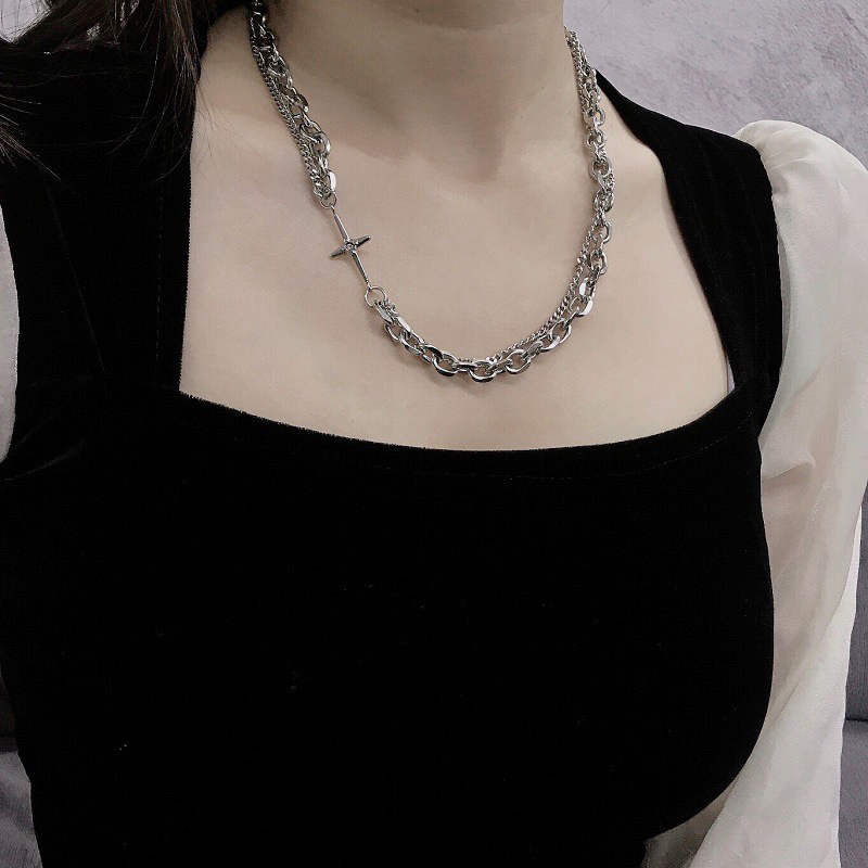 Dây chuyền Titan Thời Trang Nam Cross Chain P102 -  24Z Store 60cm