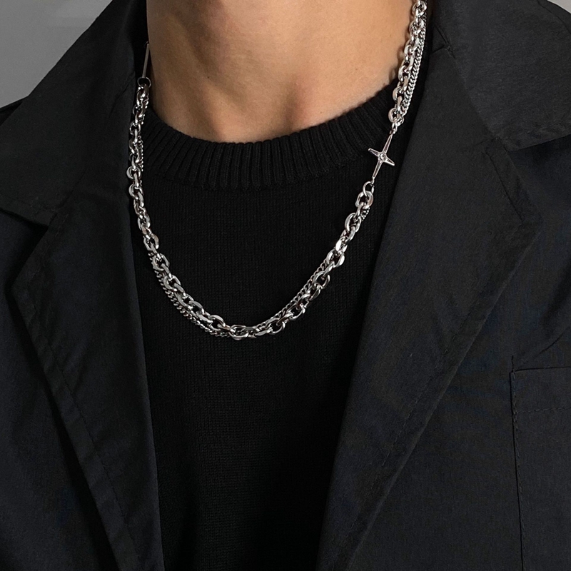 Dây chuyền Titan Thời Trang Nam Cross Chain P102 -  24Z Store 60cm