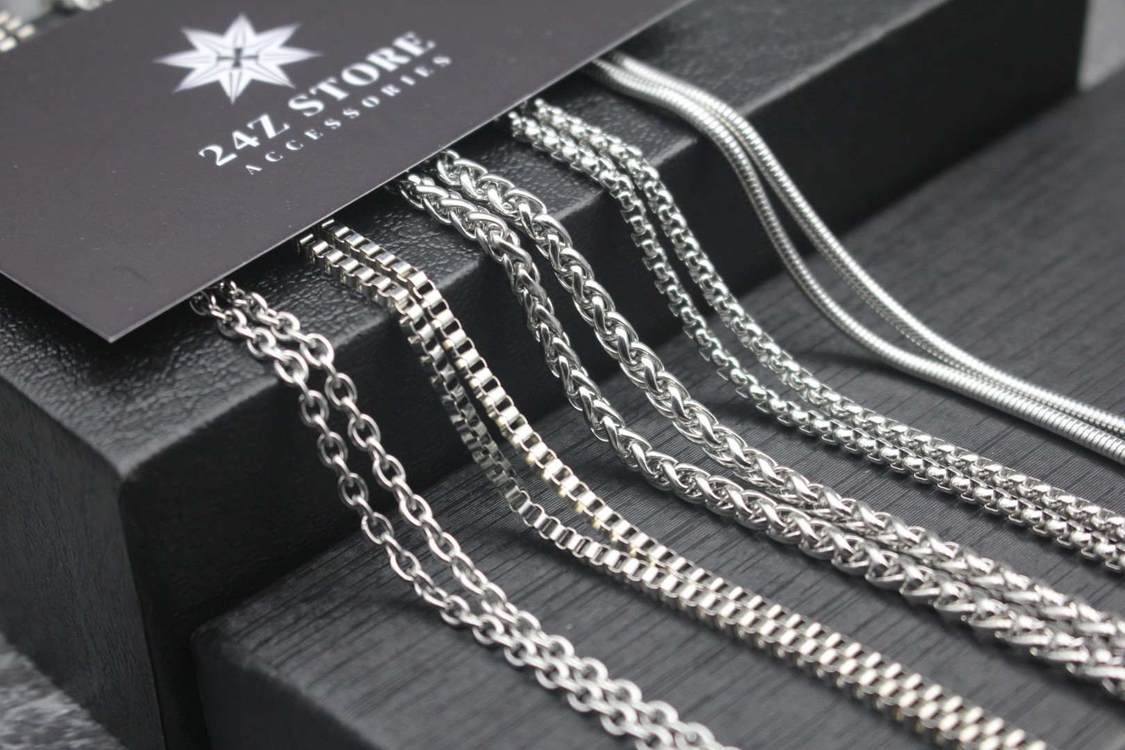 Dây chuyền Titan Unisex thời trang kết hợp mặt dây chuyền 24Z Store