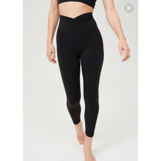 Quần tập legging 7/8 cạp chéo Ae, hàng xuất xịn