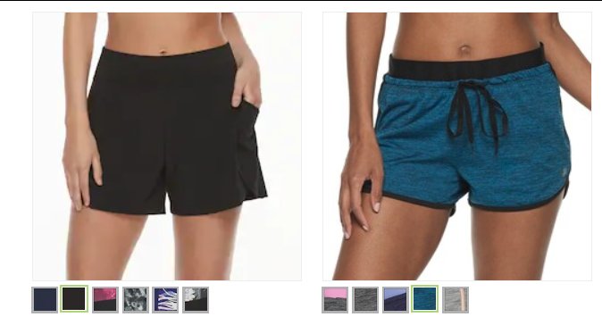 quần short Tek Gear