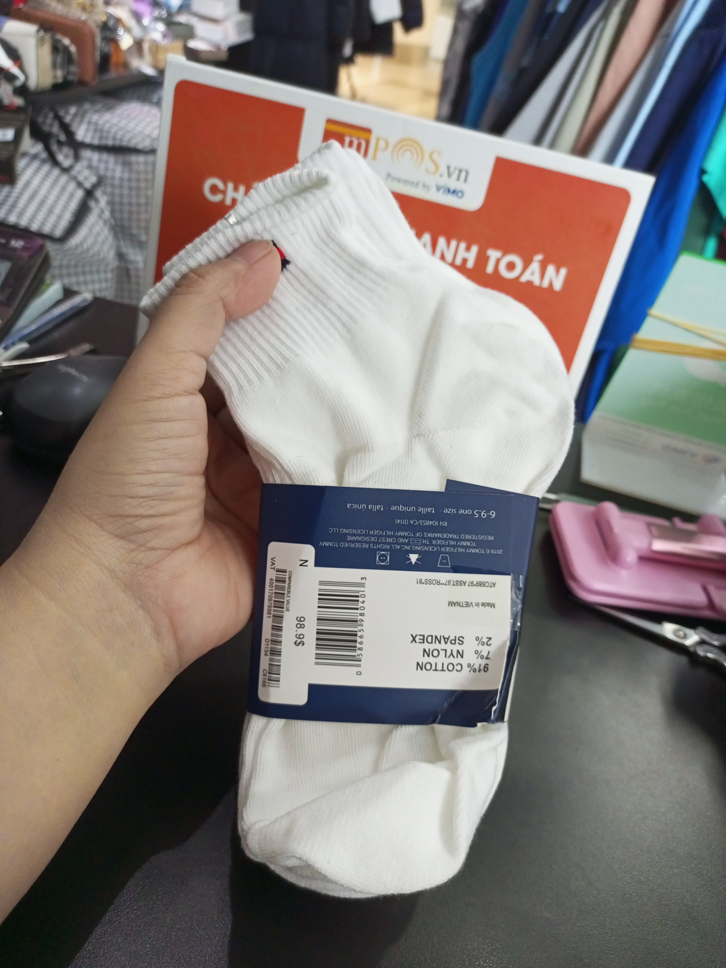 SET 5 ĐÔI VỚ TRUNG/ VỚ CỔ CHÂN TM XUẤT XỊN