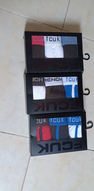 Set 3 Boxer nam Frech Connection, hàng xuất xịn