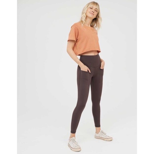 Quần tập legging Ae rie có túi, hàng xuất xịn