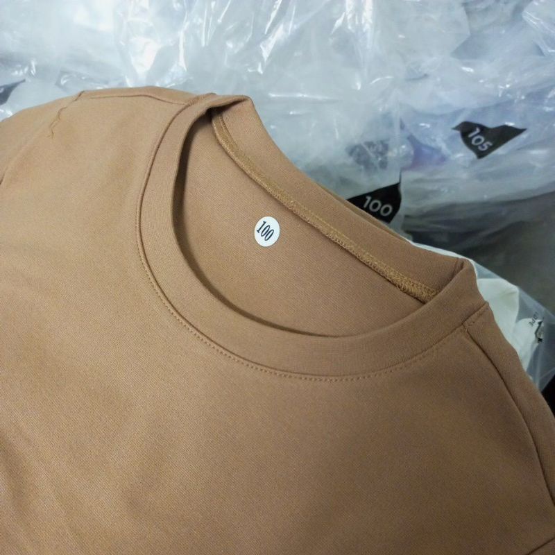 Áo thun trơn basic cổ tròn/tim Mind, hàng xuất xịn