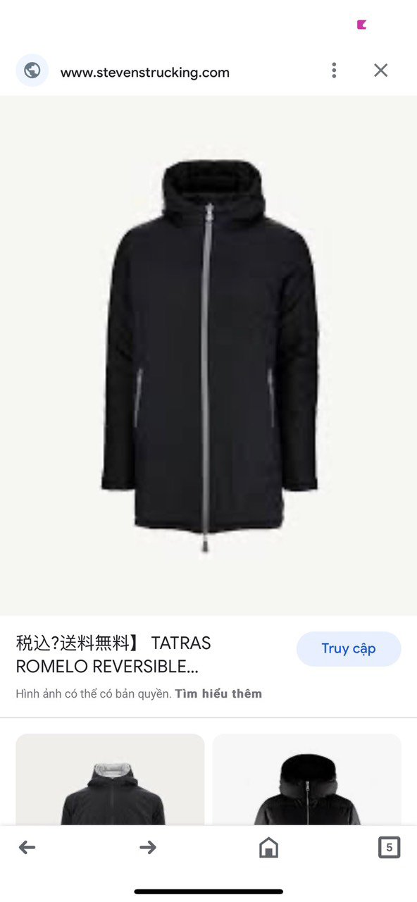 Áo phao lông vũ JOTT