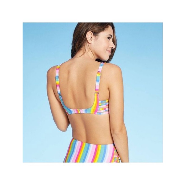 Set đồ bơi bikini cầu vồng, hàng xuất xịn