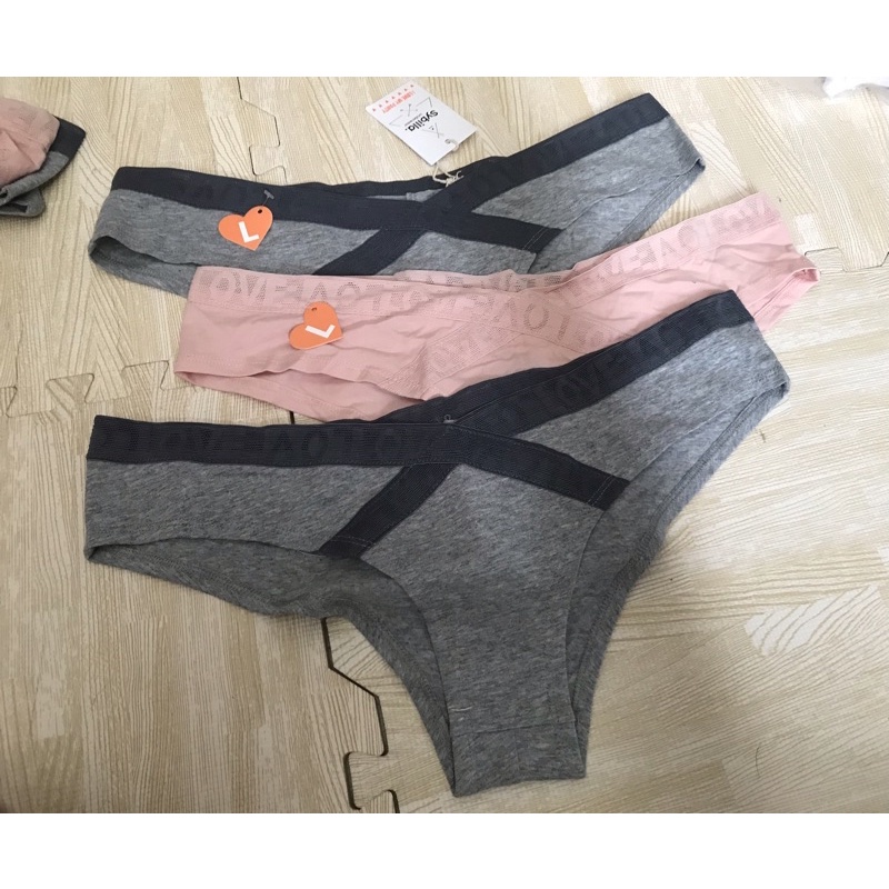 Set 3 Quần lót cạp chéo Sybilla, hàng xuất xịn