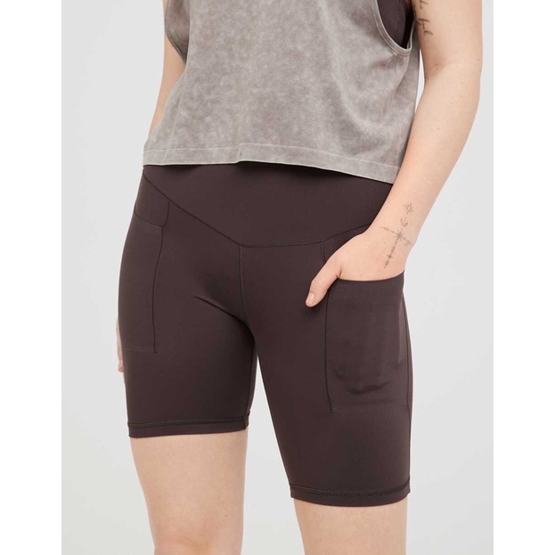 Quần legging short Ae rie có túi, hàng xuất xịn