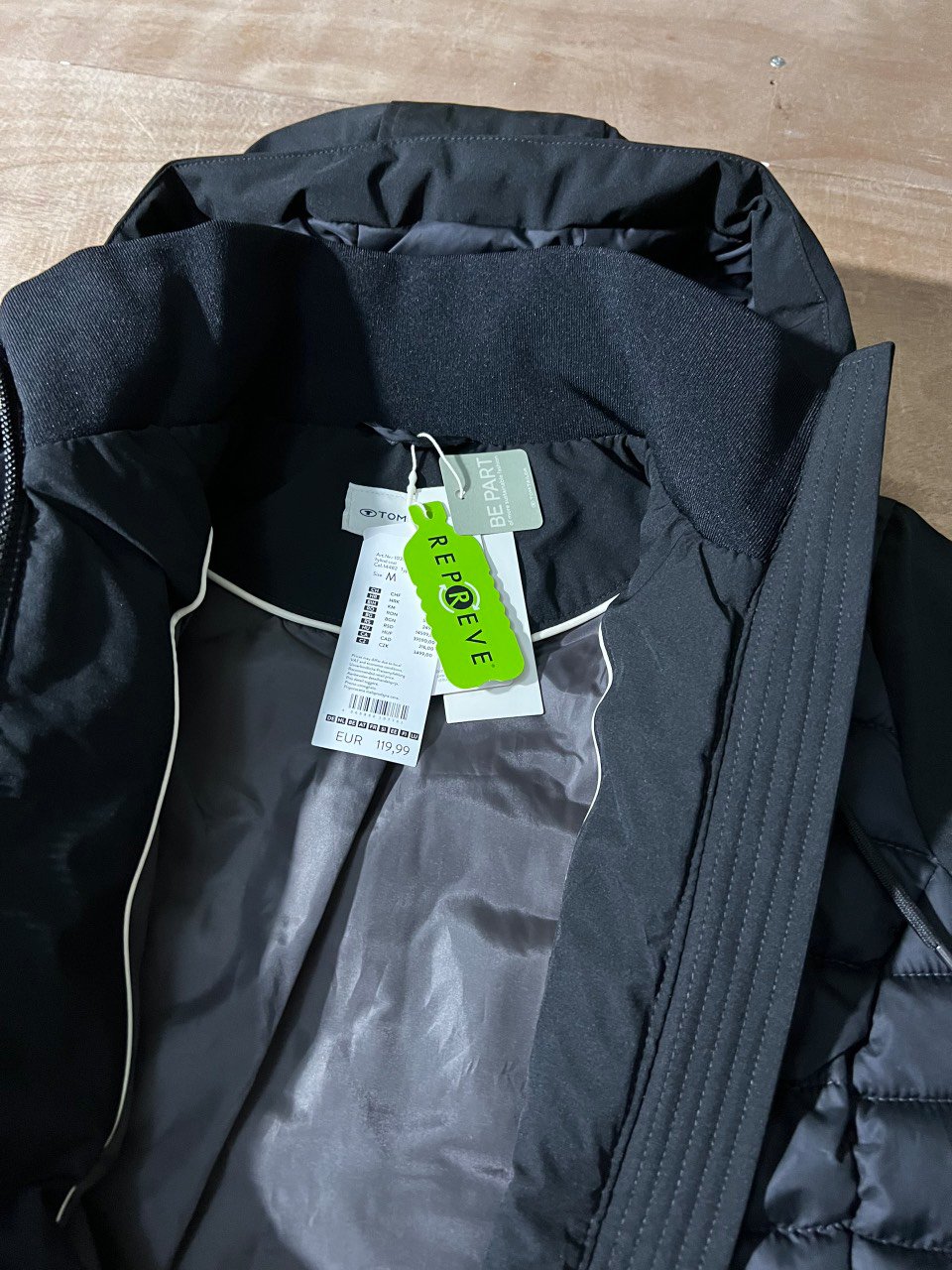 Áo phao nữ Tom Tailor form dài, hàng xuất xịn