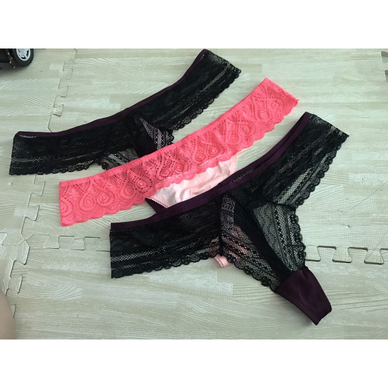 Set 3 quần lót thong/ lọt khe Hunkemoller, hàng xuất xịn
