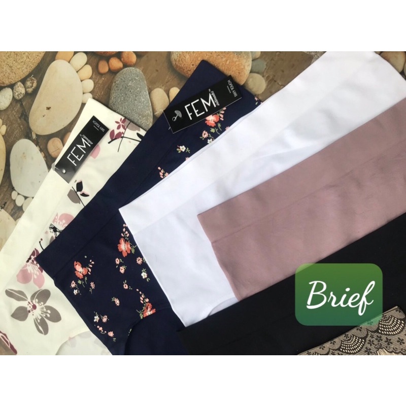 Set 3 quần lót Silky Touch FEM, hàng xuất xịn