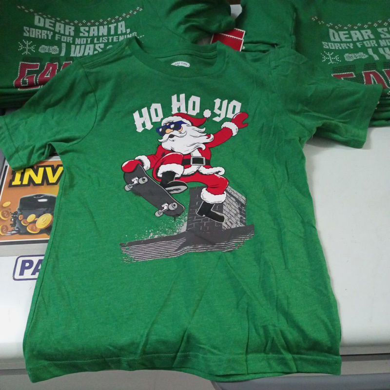 SALE - Áo thun teen kid nhiều kiểu Xmas, hàng xuất xịn