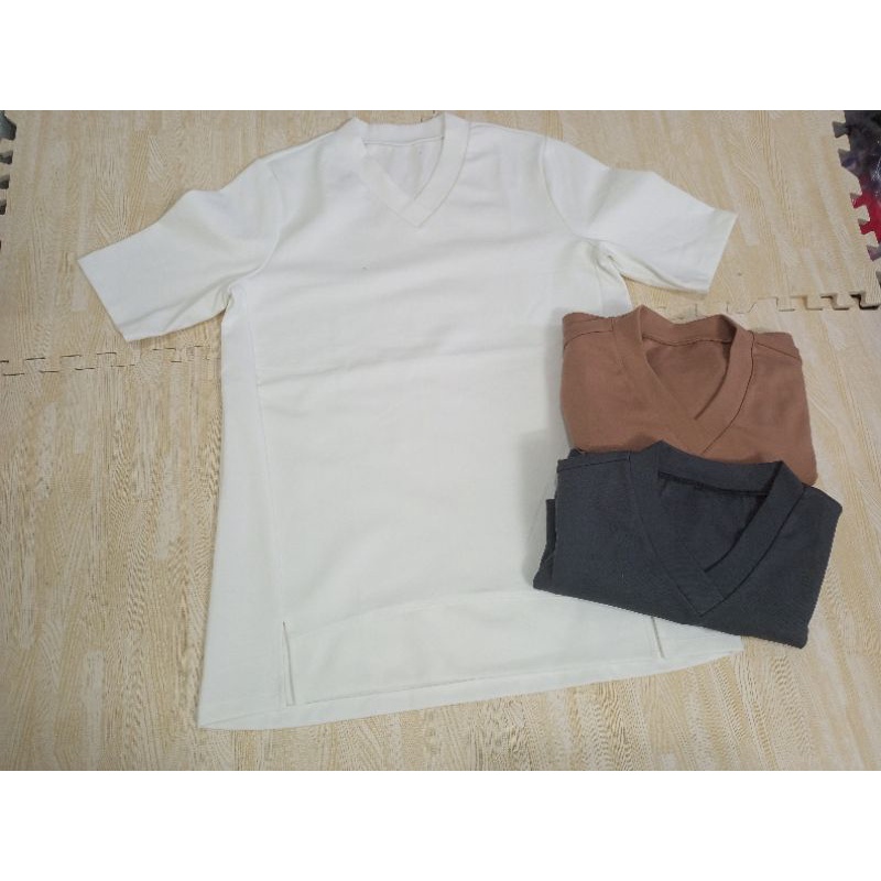 Áo thun trơn basic cổ tròn/tim Mind, hàng xuất xịn