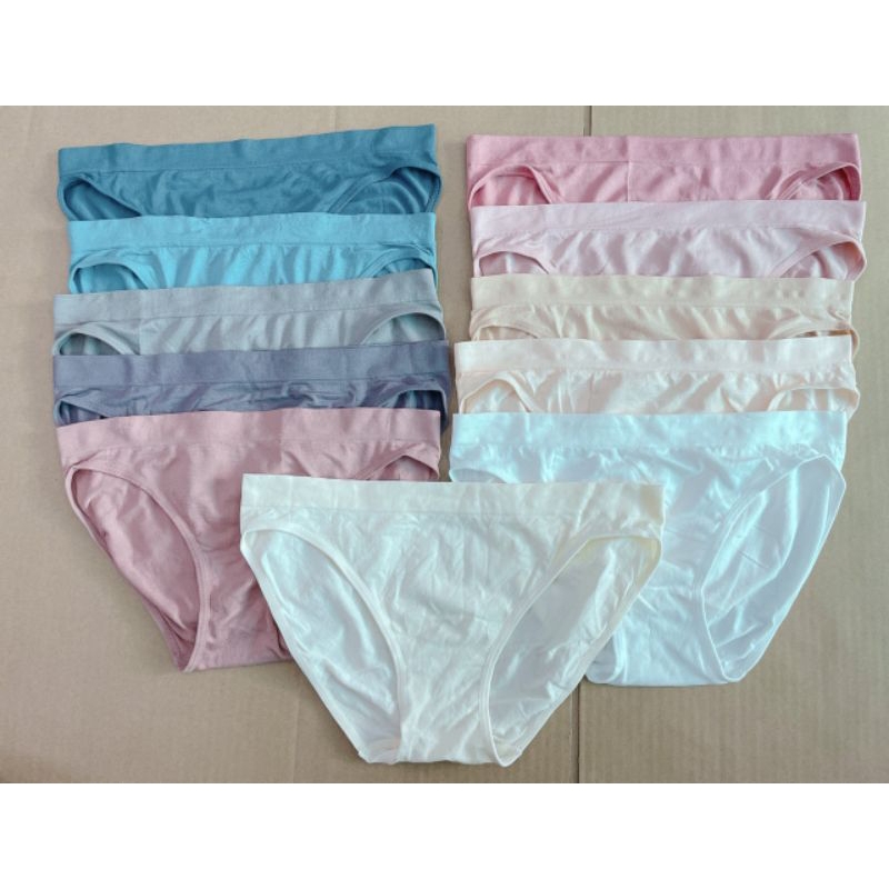 Set 5 quần lót lưng cao Attri bute seamless, hàng xuất xịn
