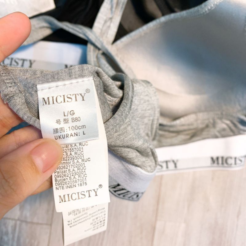 Set bra cotton Micisty