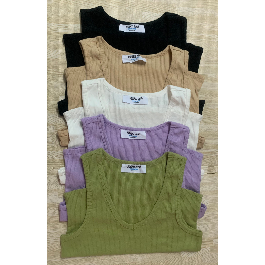 Áo tank top Double zero 01, hàng xuất xịn
