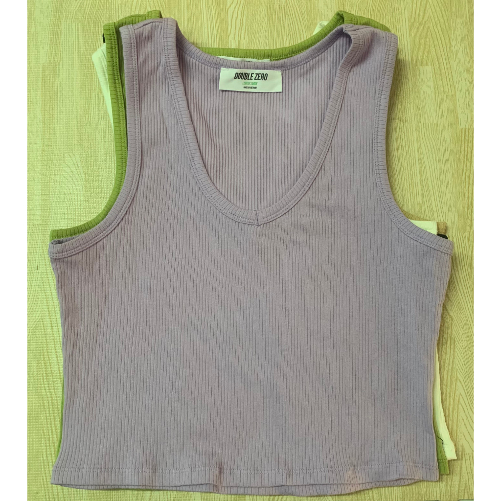 Áo tank top Double zero 01, hàng xuất xịn