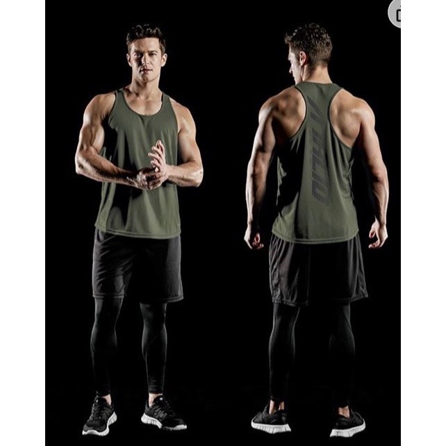Áo thun ba lỗ nam tập gym Athlio, hàng xuất xịn