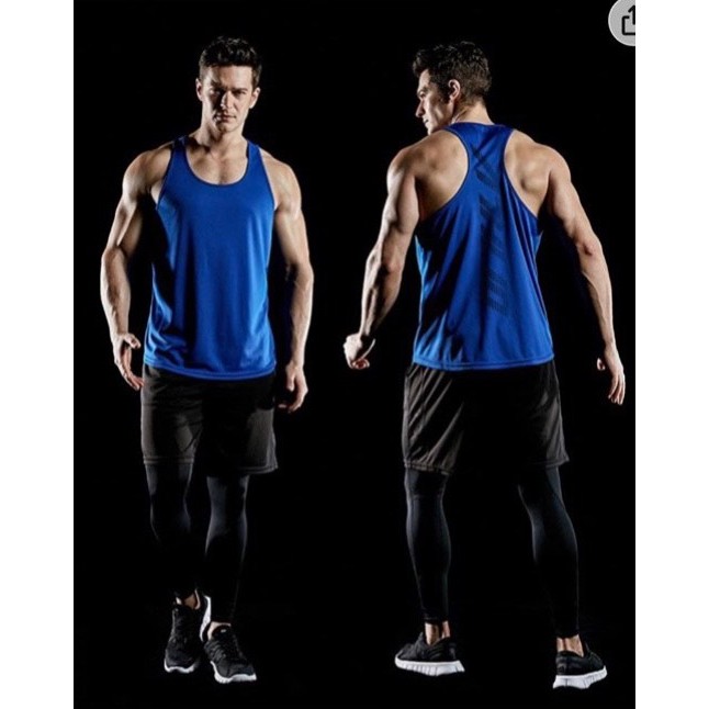 Áo thun ba lỗ nam tập gym Athlio, hàng xuất xịn