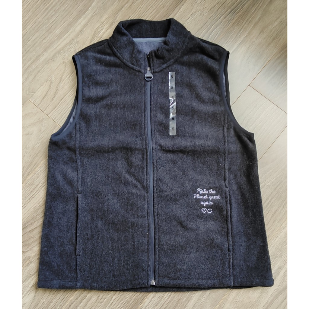 Áo khoác nỉ ghile unisex, xuất Hàn xịn