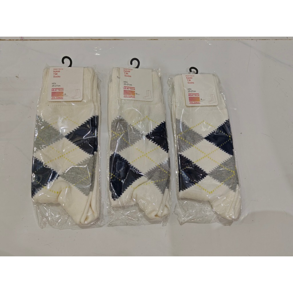 Tất/ Vớ  trám nam cotton dài, hàng xuất Nhật