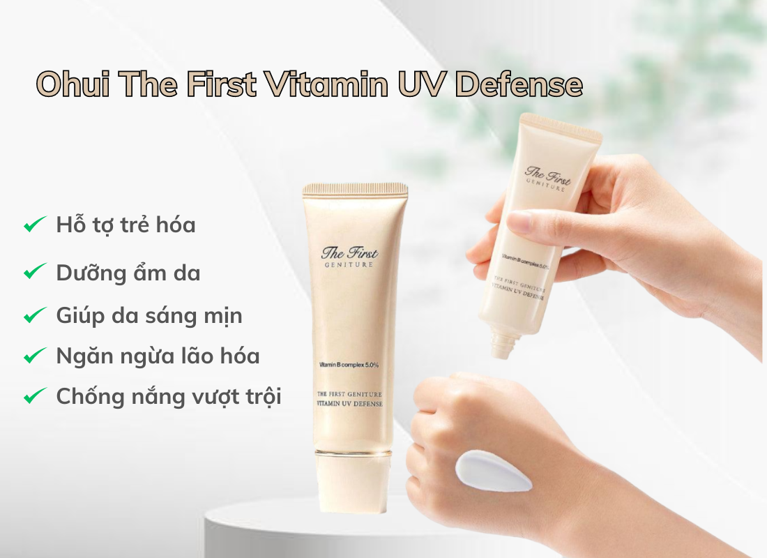 Kem chống nắng dịu da và trẻ hóa Ohui The First Vitamin UV Defense có tốt không?