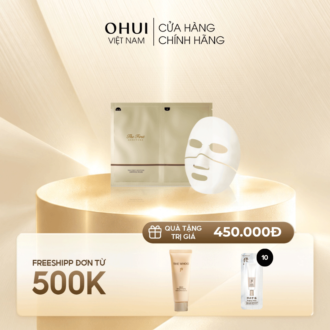 Mặt nạ trẻ hóa da OHUI The First Geniture Ampoule Mask