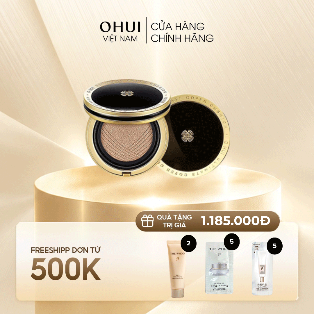 Phấn Nước Ohui Ultimate Cover Lifting Cushion SPF50+/PA+++