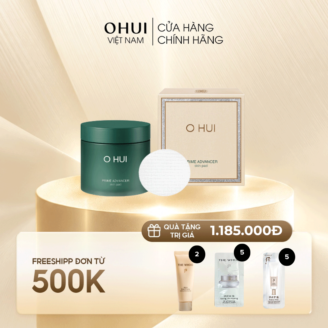 Bông Dưỡng Da Ohui Prime Advancer Skin Pad Trẻ Hóa Toàn Diện