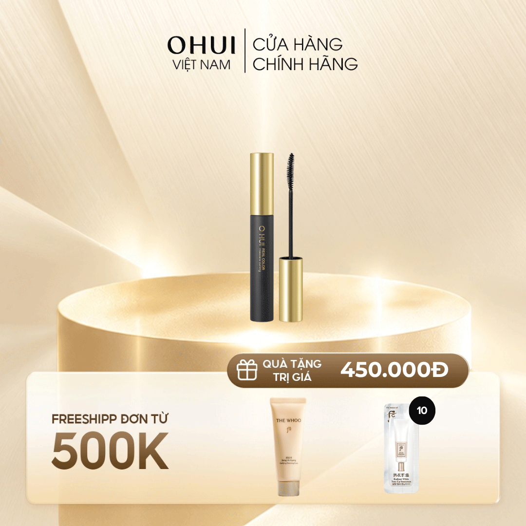 Ohui Real Color Mascara Curling 01 Black