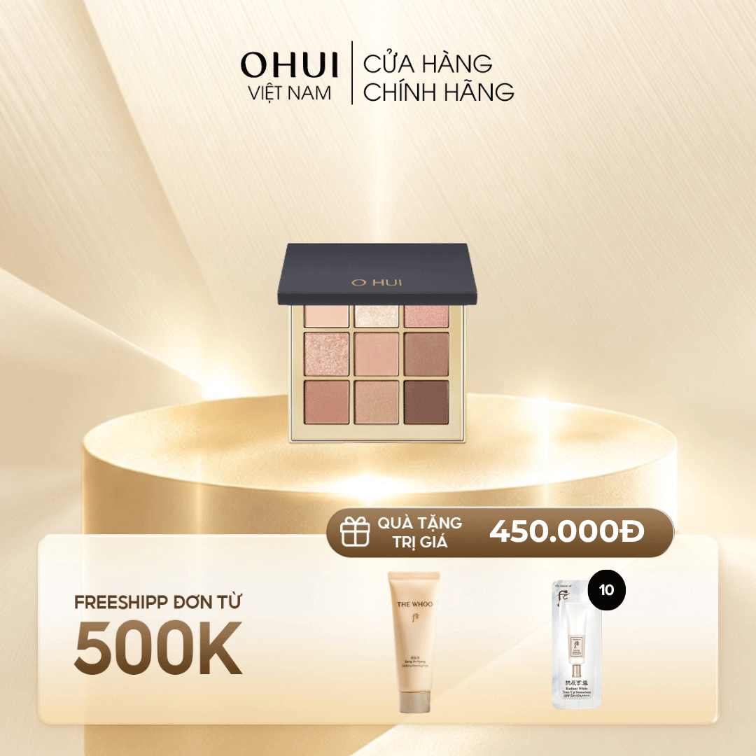 Bảng Phấn Mắt OHUI Real Color Eye Palette 9 Màu