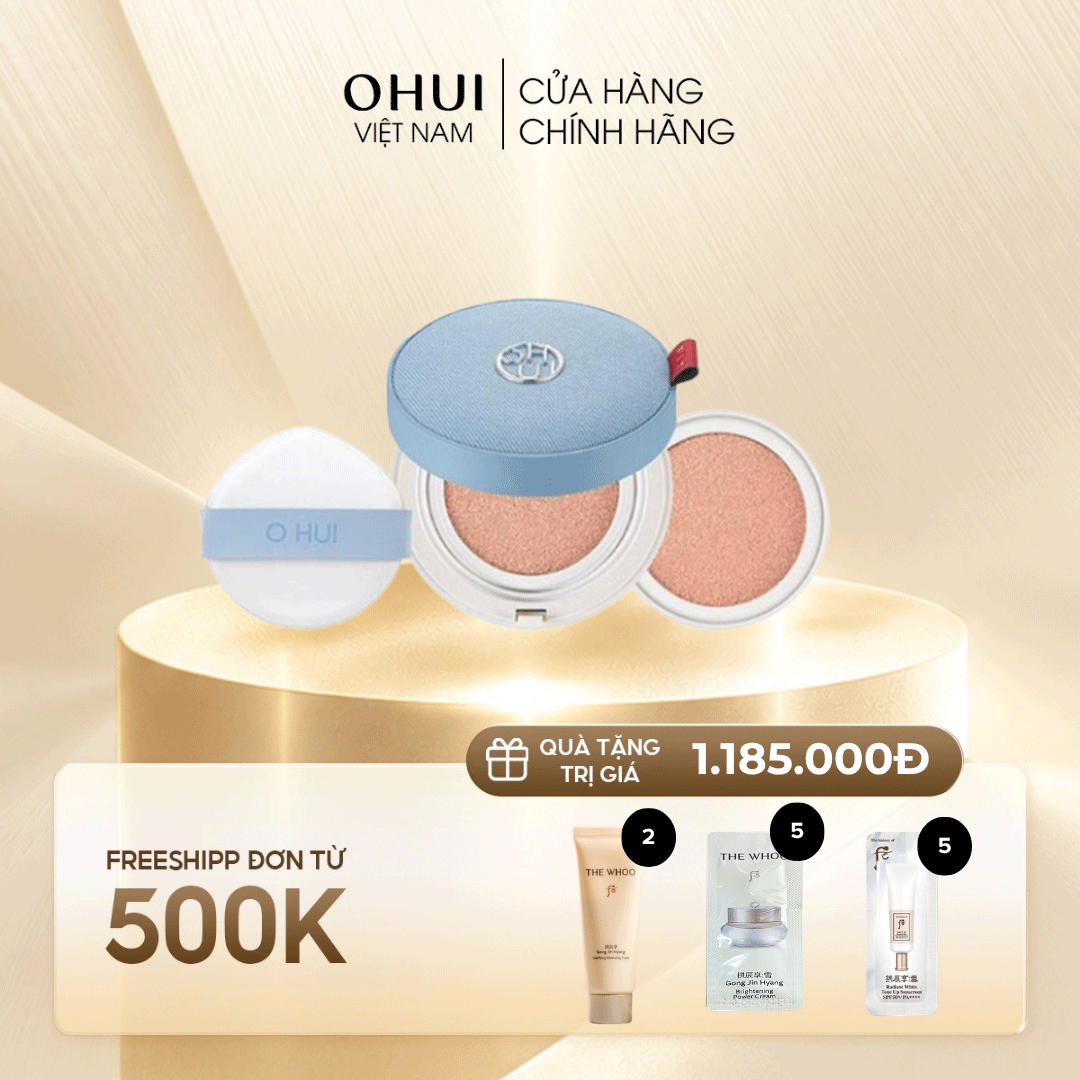 Phấn Nước Ohui Ultimate Fit Tone Up Jean Cushion