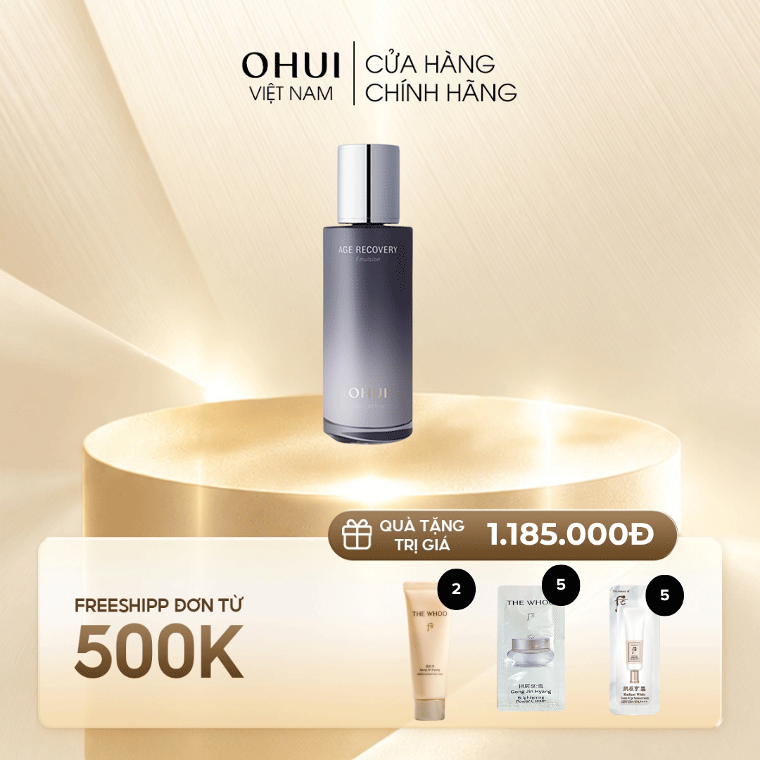 Sữa dưỡng cải thiện nếp nhăn OHUI Age Recovery Emulsion