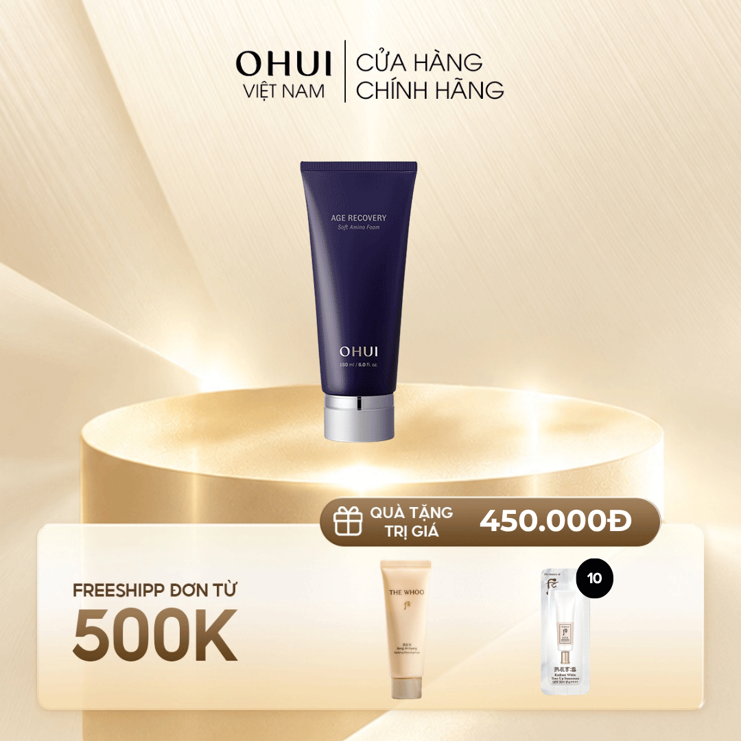 Sữa rửa mặt cải thiện nếp nhăn Ohui Age Recovery Foam Cleanser