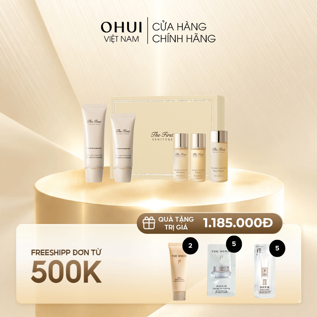 Bộ Kem Chống Nắng OHUI The First Geniture Vitamin UV Defence 2pcs Set