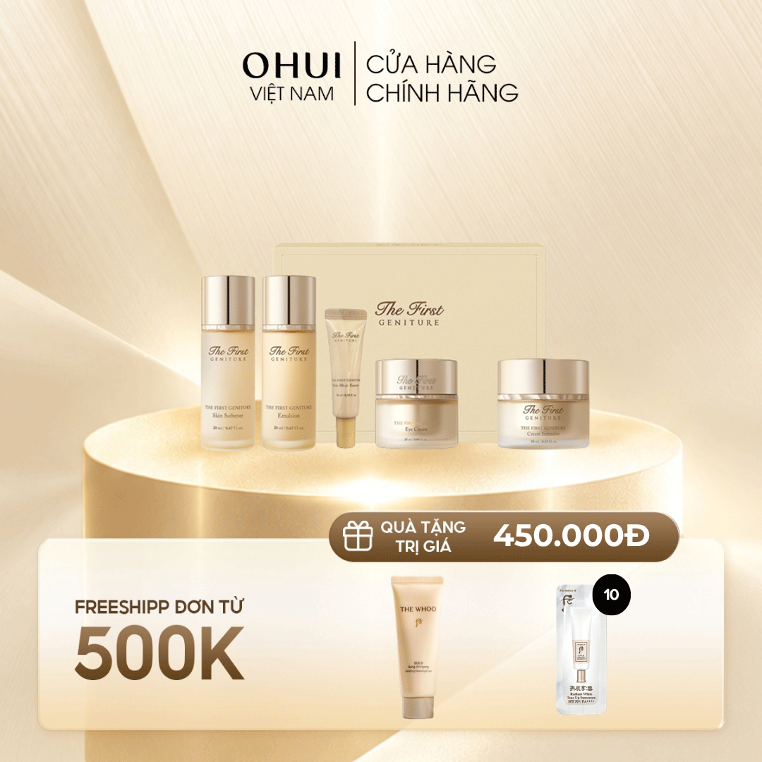 Bộ Dưỡng Trẻ Hóa Da O Hui The First Mini 5 pcs